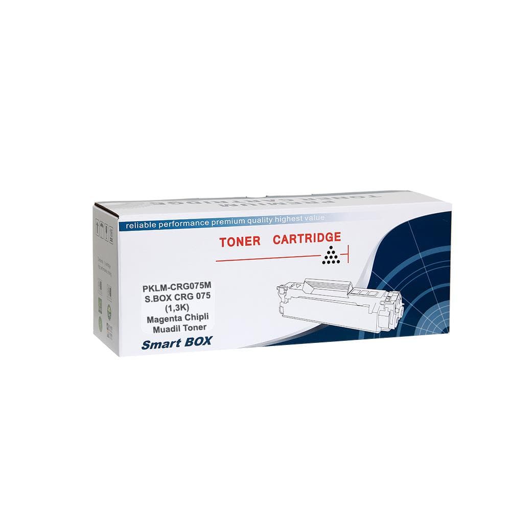 Canon Uyumlu CRG 075(1,3K) Magenta Çipli Muadil Toner