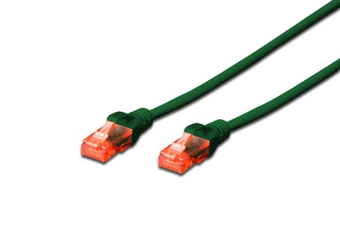 DK-1617-020/G Digitus Patch Kablo, U-UTP, CAT. 6, 2 metre, AWG 26/7, Cu, LSZH, yeşil renk