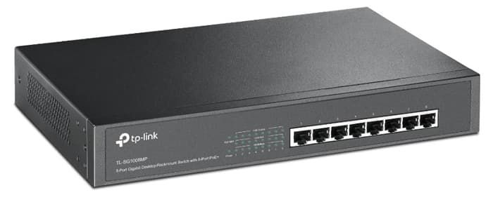 TP-Link Tl-Sg1008Mp 8-Port 10/100/1000 Desktop/Rackmount Swıtch + 8 Port Poe