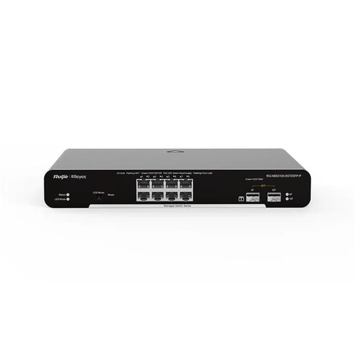 Ruıjıe Reyee Rg-Nbs3100-8Gt2Sfp 8 Port Gigabit + 2Xgb Sfp Uplınk L2 Yonetılebılır Swıtch