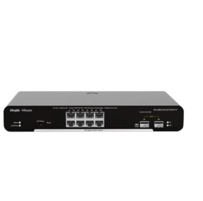 Ruıjıe Reyee Rg-Nbs3100-8Gt2Sfp-P 8 Port Gigabit + 2Xgb Sfp Uplınk L2 Yonetılebılır 125W Poe Swıtch