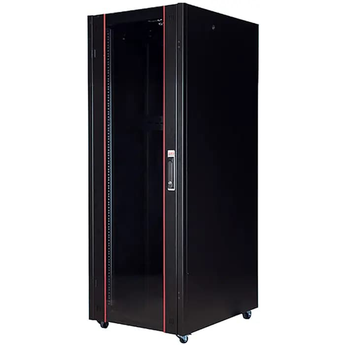 Lande LN-HL42U6010-BL-C PROLINE 400P DİKİLİ TİP PERFORE KAPAKLI 42U W600mm x D1000mm Dikili tip Kabinet- Perfore kapaklı