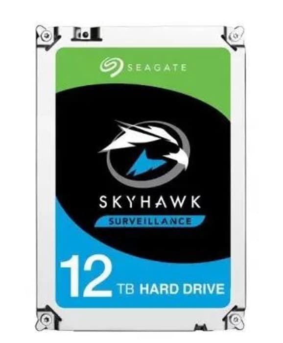 Seagate 12TB SkyHawk 3.5"  7200RPM ST12000VE001 7-24 Harddisk