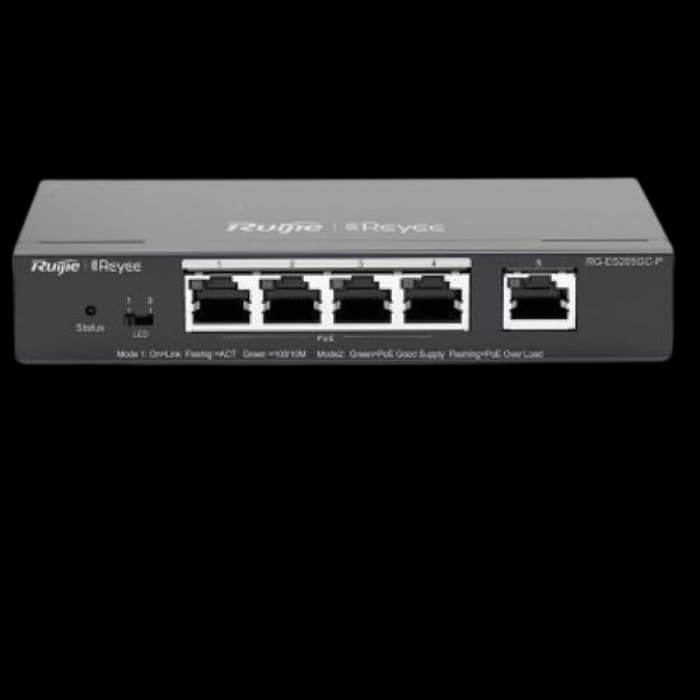 Ruijie Reyee RG-ES205GC-P 5Port Gigabit Swıtch 4Port Poe+