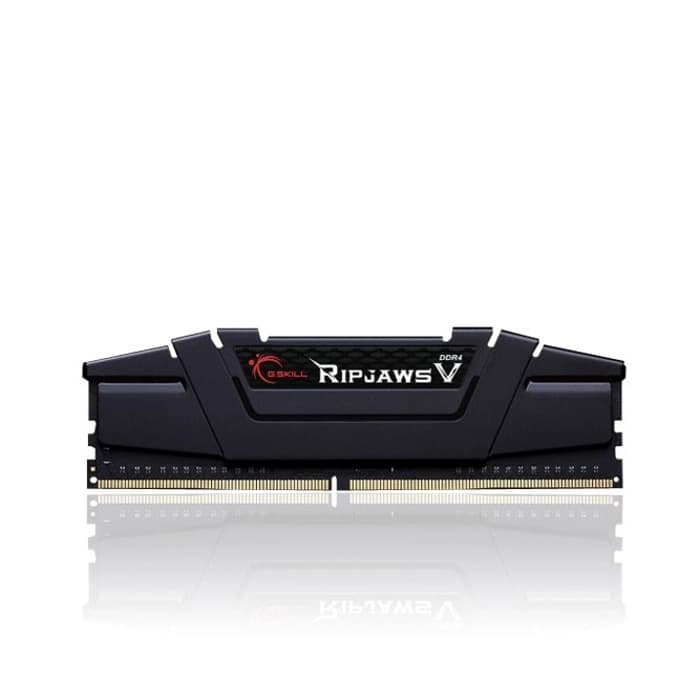 F4-3200C16S-8Gvkb - Gskill Ripjawsv Siyah Ddr4-3200Mhz Cl16 8Gb (1X8Gb) Single (16-18-18-38) 1.35V