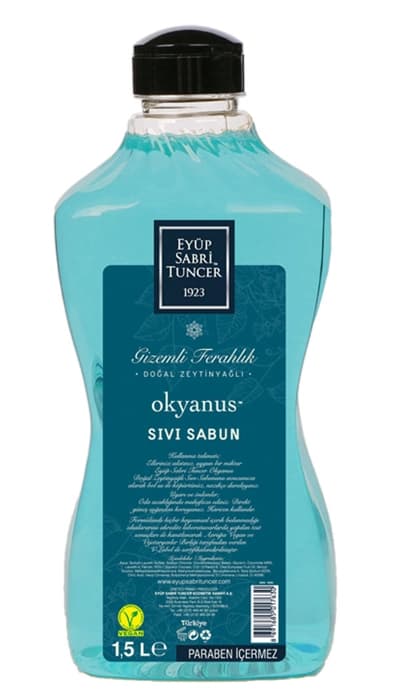 Eyüp Sabri Tuncer 1,5lt Okyanus  Sıvı Sabun Doğal Zeytinyağlı(650.10.20.0022)