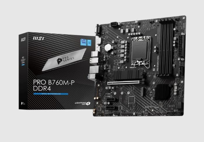 Msı Pro B760M-P D4 1700P Vga Hdmi Dp Pro B760M-P Ddr4