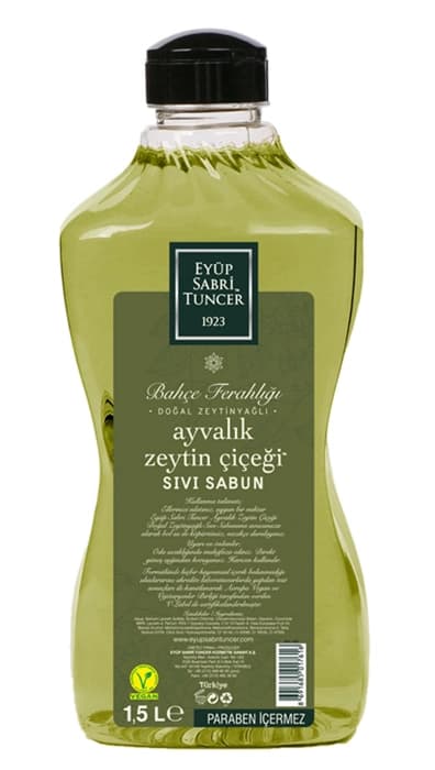 Eyüp Sabri Tuncer 1,5Lt Ayvalık Zeytin Çiçeği  Sıvı Sabun Doğal Zeytinyağlı(650.10.20.0023)