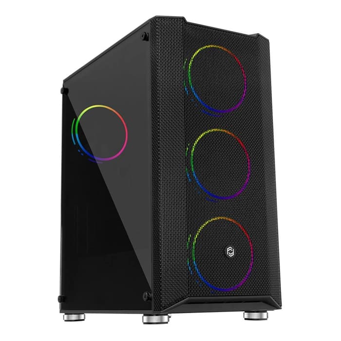 Frisby FC-9405G Panda Gaming Kasa (Double Slim Ring RGB Fan + 650W 80+)
