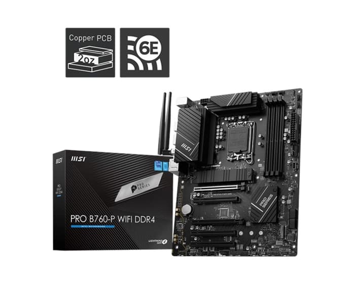 Msı Pro B760-P Wifi D4 1700P Hdmi Dp Pro Pro B760-P Wıfı