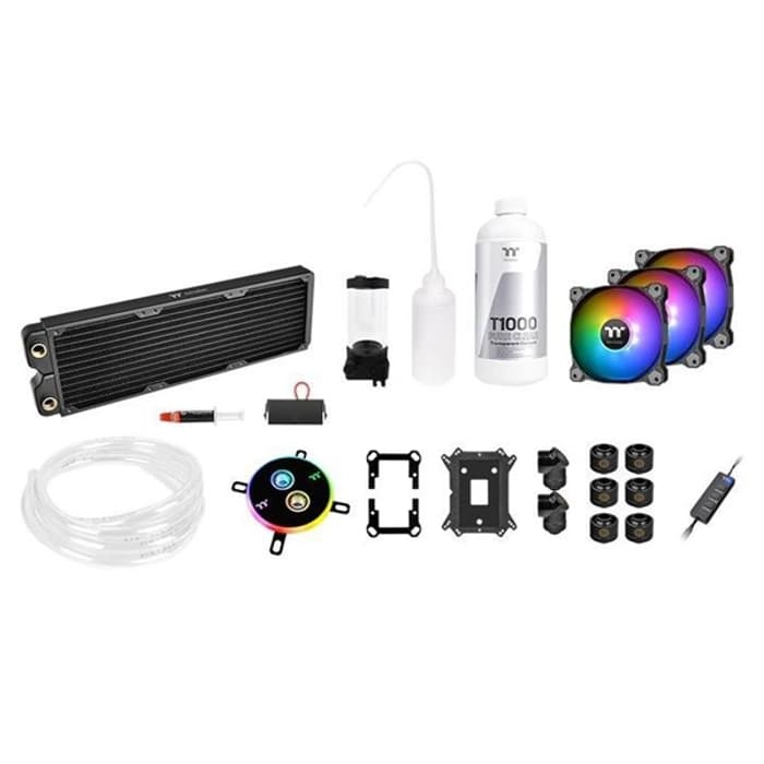 Thermaltake Cl-W253-Cu12Sw-A Pacific C360 Ddc Argb 3X120Mm Fanlı, Soft Tube, Custom Sıvı Soğutma Kiti (Am4, Lga2066)