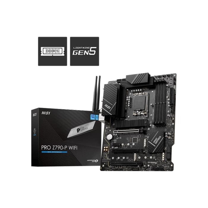 Msı Pro Z790-P Wıfı Ddr5 5400Mhz 1Xhdmı 1Xdp 4Xm.2 Usb 3.2 Atx 1700P (12. / 13. Ve 14. Nesil İşlemci Uyumlu)