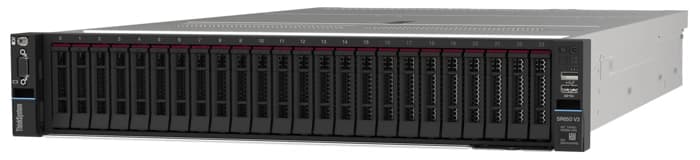 Lenovo 7D76A024Ea Sr650 Gold 5418Y 24C 2Ghz 1X64Gb 0Tb 2U Rack 1X1100W Titanium Server