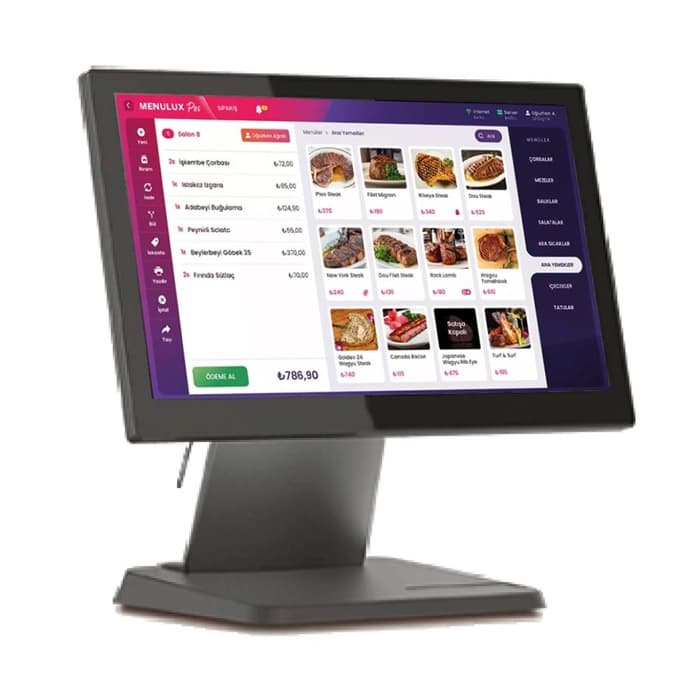 SP-156IVSW2 - Spenta SP-156I 15,6" i5 (4. Nesil) 8GB RAM 128 SSD Çift Ekran Endüstriyel Pos PC