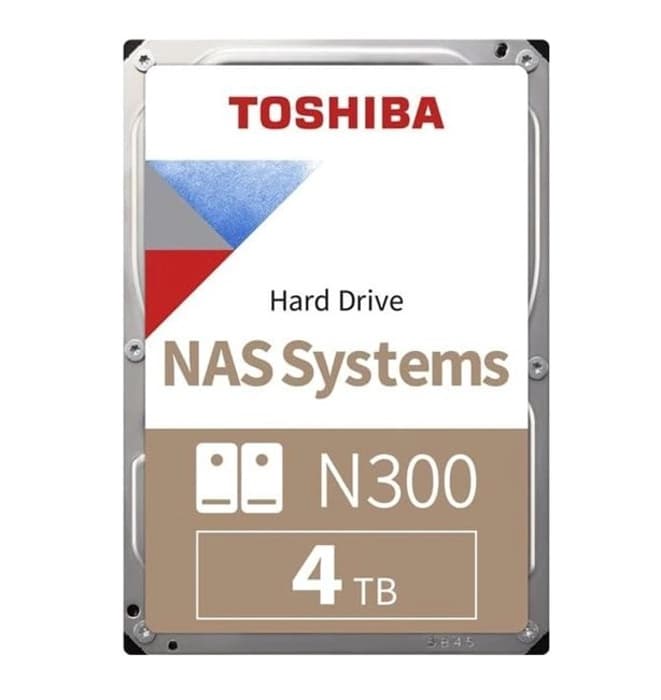 TOSHIBA MN10ADA400ES N300 3.5" 4TB 7200rpm 512MB SATA 7/24 NAS Harddisk