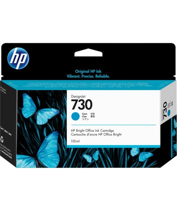 P2V62A - HP P2V62A 130 ml Camgöbeği Mürekkep Kartuş (730)