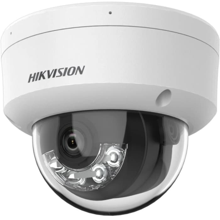 Hikvision DS-2CD1121G2-LIUF 2Mpix, 2,8mm Lens, H265+, Hybrid Light,  20Mt Gece Görüşü, PoE, Mikrofonlu Dome IP Kamera