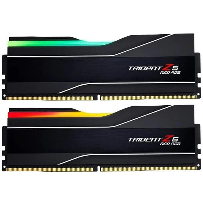 F5-6000J2636H32GX2-TZ5NR GSKILL TZ5 Neo RGB Siyah DDR5-6000Mhz CL26 64GB (2x32GB) DUAL (26-36-36-96) 1.45V AMD EXPO Teknoloj