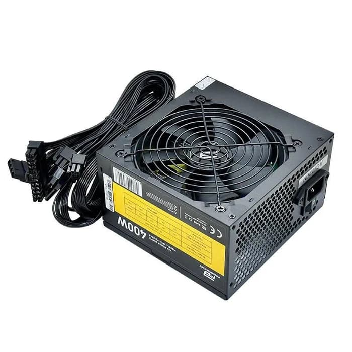 PowerBoost PB400LR 400W 1*PCI-E 6 Pin 12cm Siyah Fanlı ATX PSU (Retail Box) PB400LR