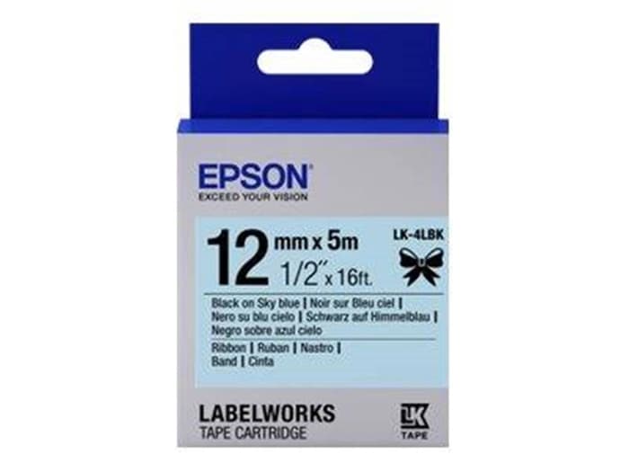 Epson LK-4WLN Beyaz Üzeri Mavi 12mm 9Metre Etiket