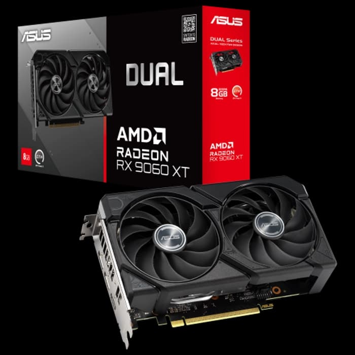 ASUS DUAL-RX9060XT-8G 8Gb 128Bit GDDR6 1xHDMI 2xDP GAMING Ekran Kartı