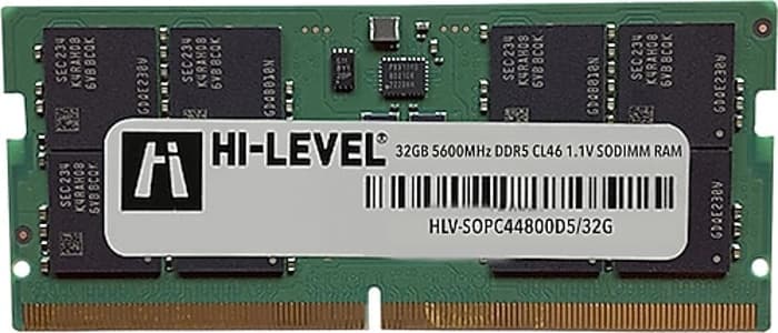 HLV-SOPC44800D5/32G 32GB DDR5 5600Mhz SODIMM 1.1V