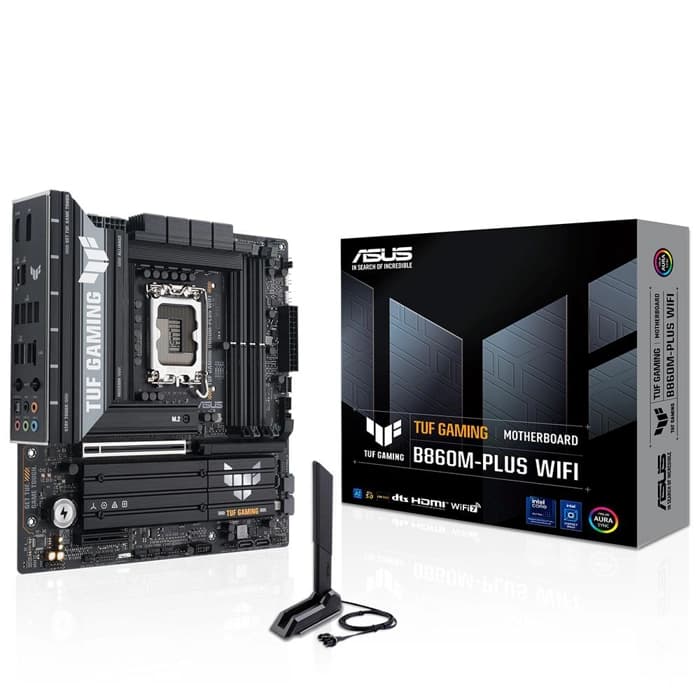 ASUS TUF GAMİNG B860M-PLUS Wİ-Fİ INTEL LGA1851 DDR5 MİCRO ATX ANAKART
