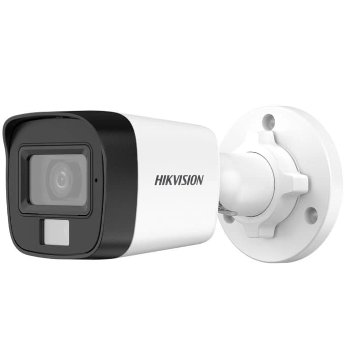 Hikvision DS-2CE16D0T-LPFS 2MP 2.8mm 25mt IR Sma.Hyb.Dahili Mic.Bullet HD-TVI Ka
