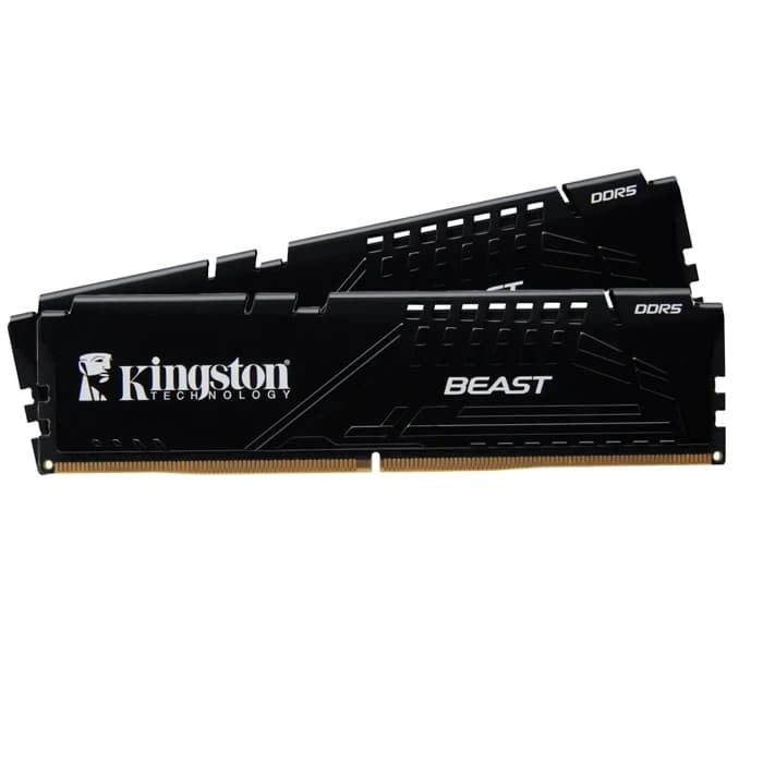 KİNGSTON KF552C36BBEK2-64TR 64GB 5200Mhz CL36 DIMM 2x32GB Beast DDR5 Black EXPO Turkey