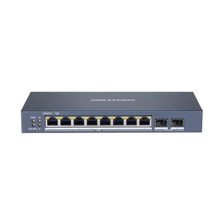 Hikvision DS-3E1510P-SI 8Port Gigabit + 2×Sfp Poe Yönetilebilir 110W Switch