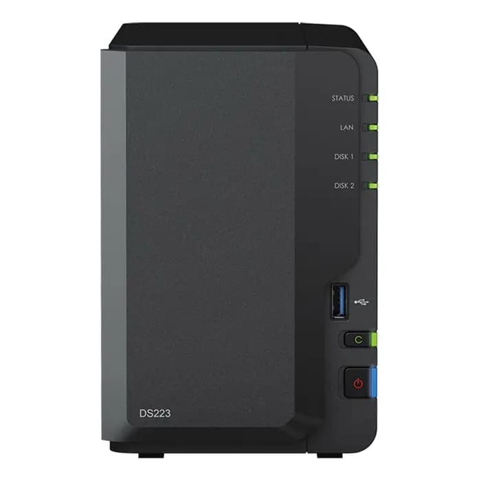 SYNOLOGY DS223 2 X 3,5 SATA Destegi RAID(1-0-5-6-10) NAS Server