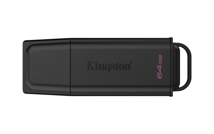 Kingston DTXG2/64GB - 64GB Portable USB 3.2 Gen 1 DataTraveler Exodia Black Flash Bellek