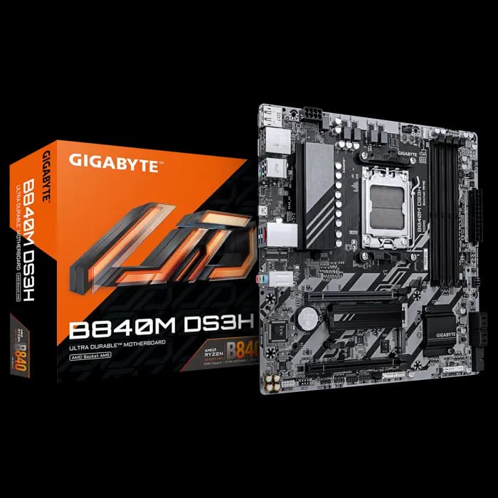 Gigabyte B840M DS3H AMD AM5 DDR5 Micro ATX Anakart
