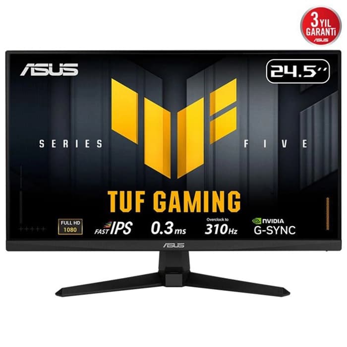 ASUS 24.5" FAST IPS TUF GAMING VG259QMR5A 0.3MS 310Hz HDMI-DP Gaming Monitör (1920 X 1080)