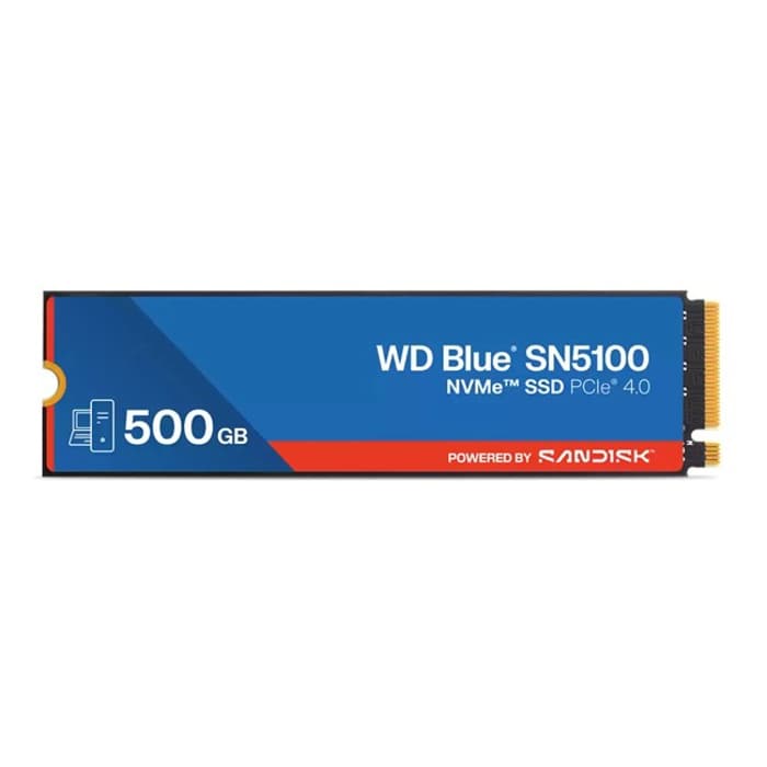 WD Blue WDS500G5B0E - SN5100 500GB M.2 NVMe SSD (6600/5600)