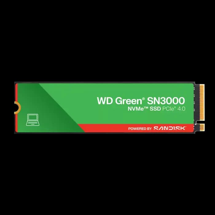 WD GREEN 500GB M.2 NVMe SN3000 5000/4000MB/s WDS500G5G0E SSD