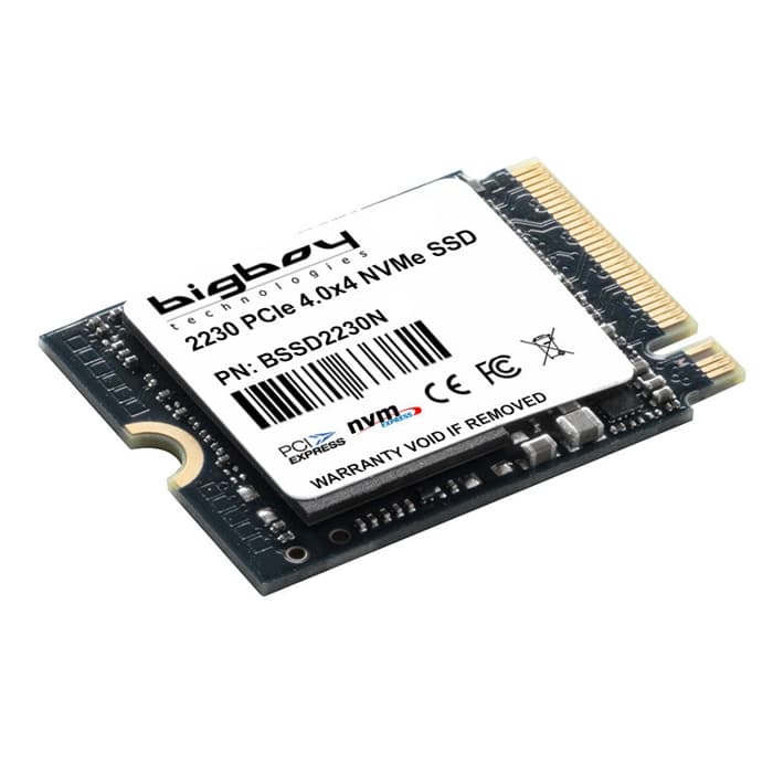 BSSD2230N1T - Bigboy 1TB 22x30mm PCIe 4.0 x4 M.2 NVMe Notebook SSD