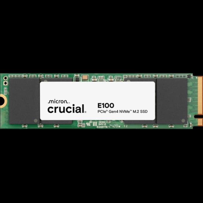 CRUCIAL CT480E100SSD8 E100 480GB 4700/2500 Gen4 NVME PCIe M.2 2280 SSD