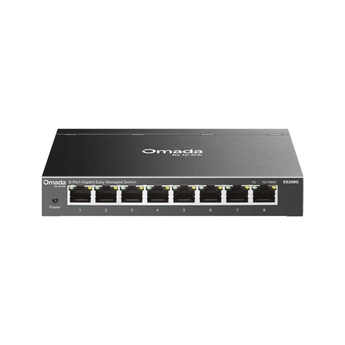 TP-LINK OMADA ES208G 8 PORT GIGABIT YONETİLEBİLİR METAL KASA SWITCH