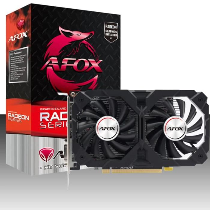 AFOX AFRX550-4096D5H2-V4 RX 550 4GB DDR5 128Bit VGA/DVI/HDMI 16X