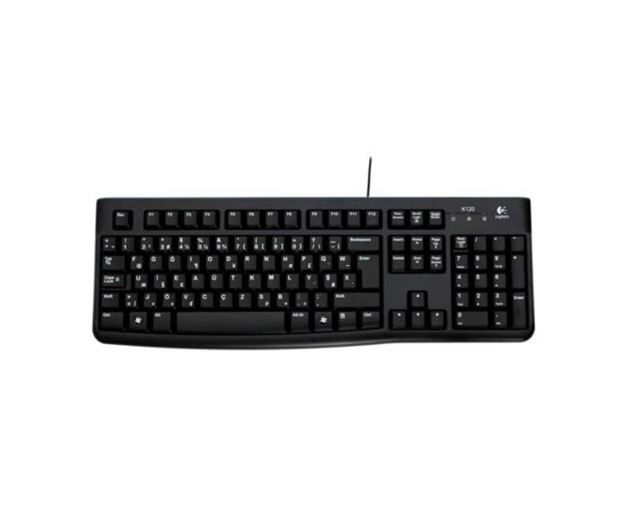 Logitech K120 920-004163 USB Türkçe F Siyah Klavye