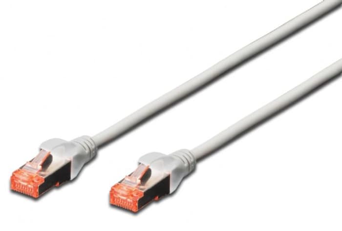 DK-1644-020 Digitus Cat.6 Patch Kablo, S-FTP, Halogenfree, AWG 27/7, 2 metre, Gri Renk