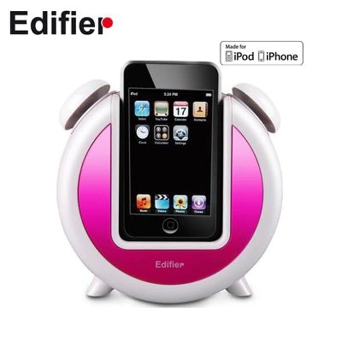 EDIFIER Image Series IF200PLUS P, 6W RMS, iPod, Iphone 4-5 Uyumlu Ses Sistemi - Pembe (SüperFiyat)