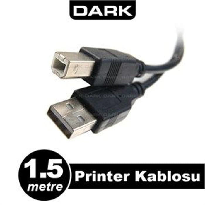 Dark USB 2.0 1.5mt Printer ve Data Kablosu