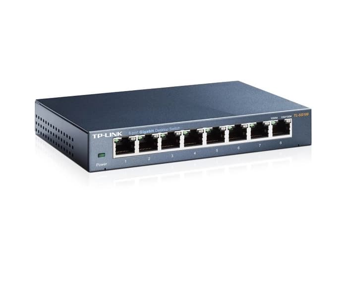 TP-Link TL-SG108 8 Port 10/100/1000 Mbps Gigabit Switch