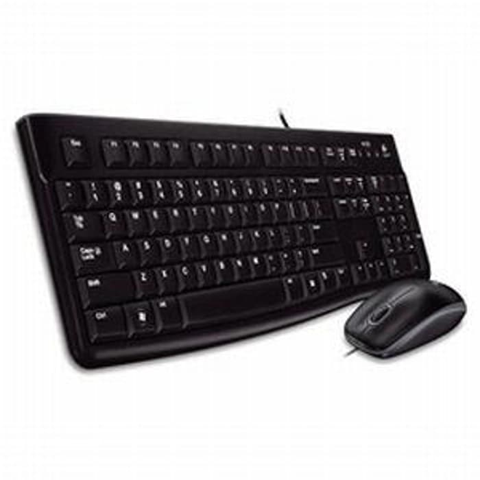 LOGITECH MK120 USB Q Trk Siyah Multimedya Klavye - Mouse Set 920-002560