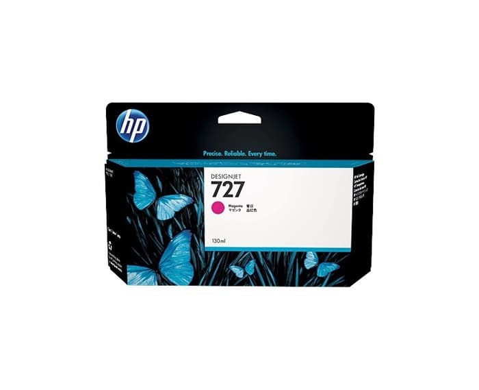 HP 727 Magenta Kırmızı 130ML Plotter Kartuşu B3P20A