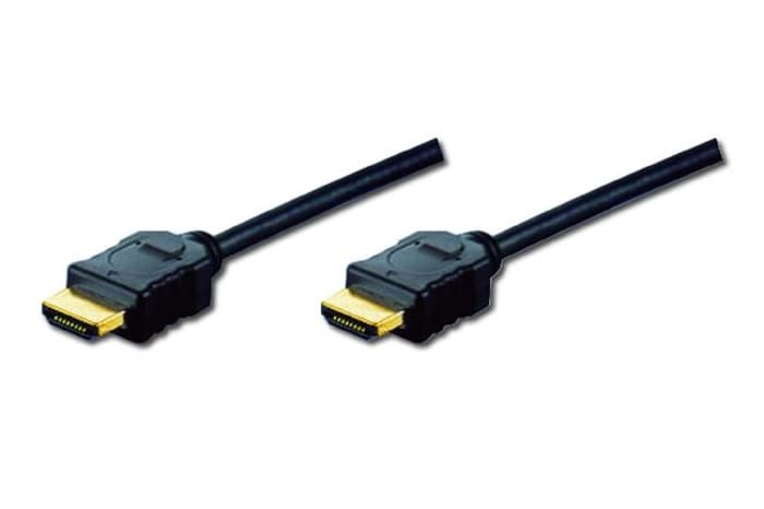 AK-330107-020-S Hdmi High Speed with Ethernet Bağlantı Kablosu (Hdmi 1.4), 2160p, 4K Ultra HD, Hdmi Tip A Erkek - Hdmi Tip A Erkek, 2 metre, CU, AWG30, 3x zırhlı UL, altın kaplama, siyah renk