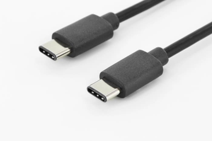 AK-300138-010-S USB Tip C Bağlantı Kablosu, USB Tip C Erkek (USB 3.1) - USB Tip C Erkek (USB 3.1), 1 metre, AWG 24/28, 2x zırhlı, UL, nikel kaplama, siyah renk