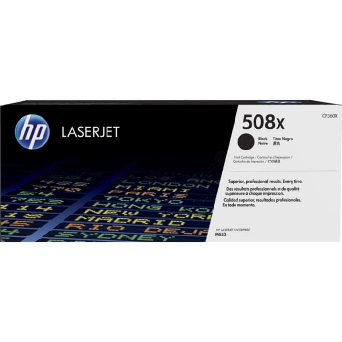 Hp Cf360Xc (508X) Sıyah Taahhutlu Yuksek Kapasıtelı Toner 12.000 Sayfa